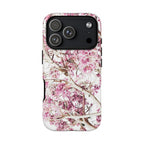 Blossom Tough Phone Case – Pink Floral Protective iPhone Cover