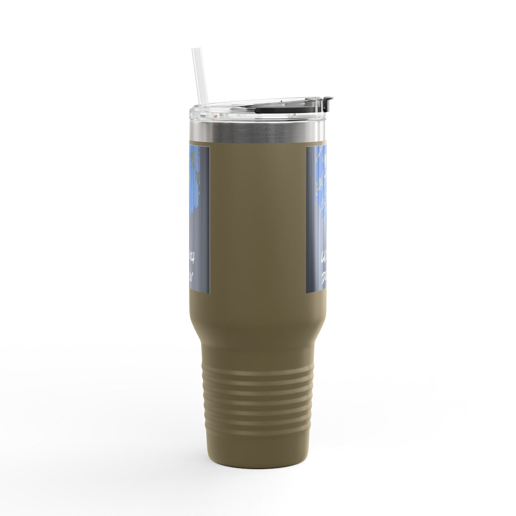 CA Dreamin' 40oz Insulated Travel Mug — Palm Print California Vibes