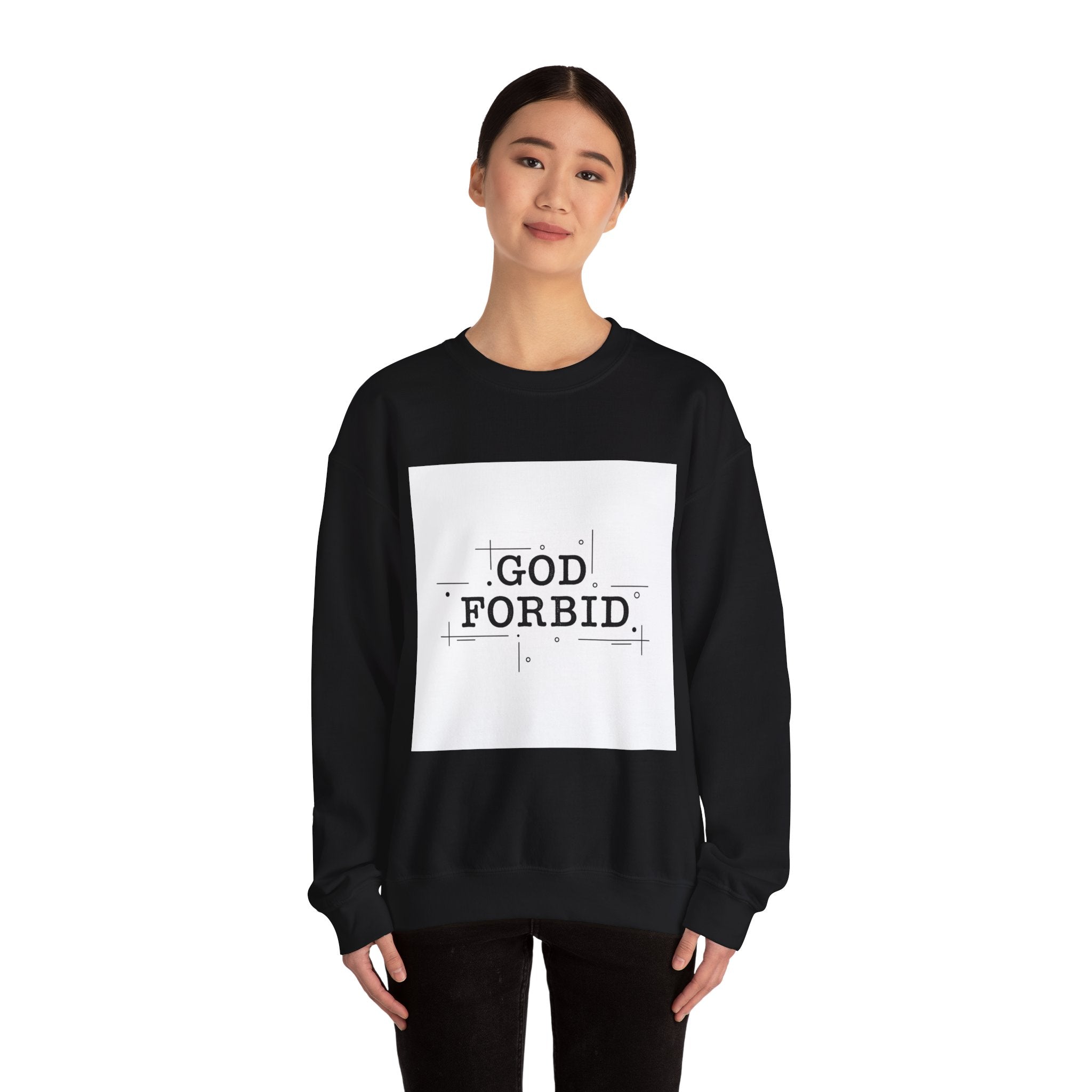 God Forbid Sweatshirt | sarcastic shirt, 90s aesthetic humor