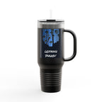 CA Dreamin' 40oz Insulated Travel Mug — Palm Print California Vibes