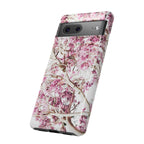 Blossom Tough Phone Case – Pink Floral Protective iPhone Cover