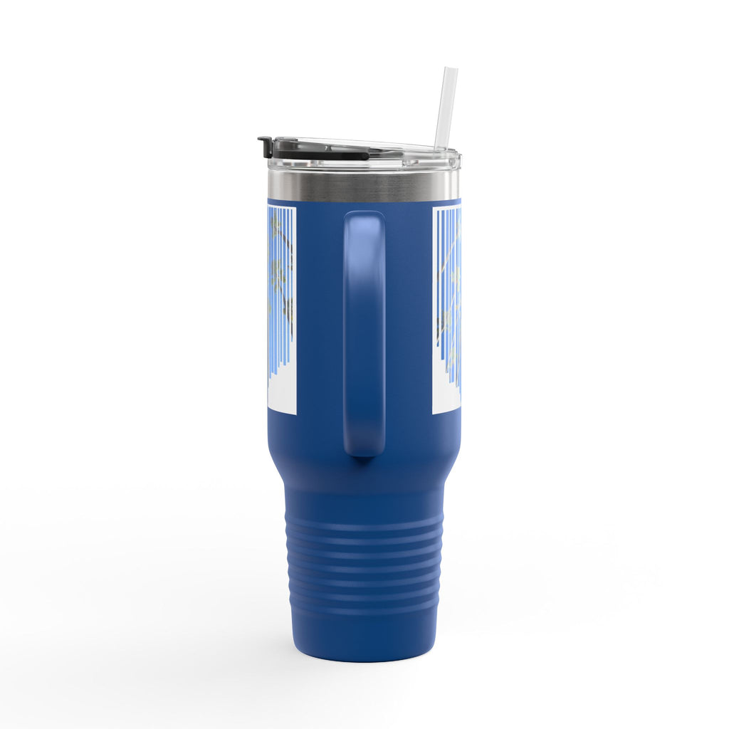 CA Palm 40oz Insulated Travel Mug — Stainless Palm Tree Tumbler
