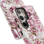 Blossom Tough Phone Case – Pink Floral Protective iPhone Cover