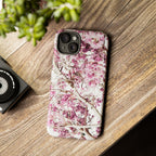 Blossom Tough Phone Case – Pink Floral Protective iPhone Cover