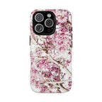 Blossom Tough Phone Case – Pink Floral Protective iPhone Cover