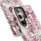 Blossom Tough Phone Case – Pink Floral Protective iPhone Cover
