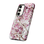 Blossom Tough Phone Case – Pink Floral Protective iPhone Cover