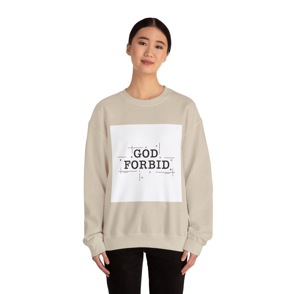 God Forbid Sweatshirt | sarcastic shirt, 90s aesthetic humor