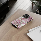 Blossom Tough Phone Case – Pink Floral Protective iPhone Cover