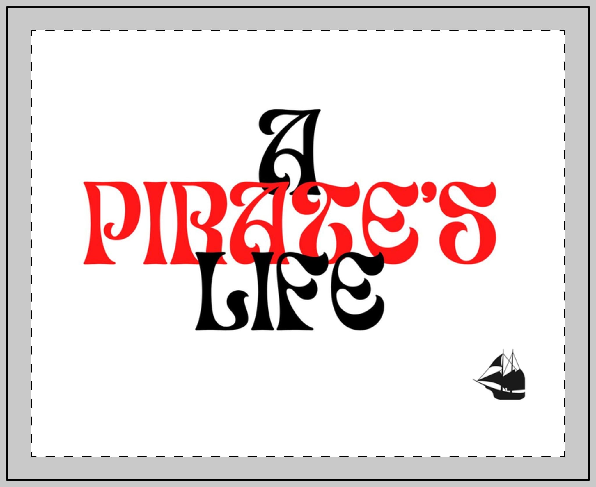 A Pirate’s Life Glass Candle