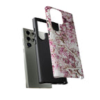 Blossom Tough Phone Case – Pink Floral Protective iPhone Cover