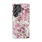 Blossom Tough Phone Case – Pink Floral Protective iPhone Cover