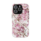 Blossom Tough Phone Case – Pink Floral Protective iPhone Cover