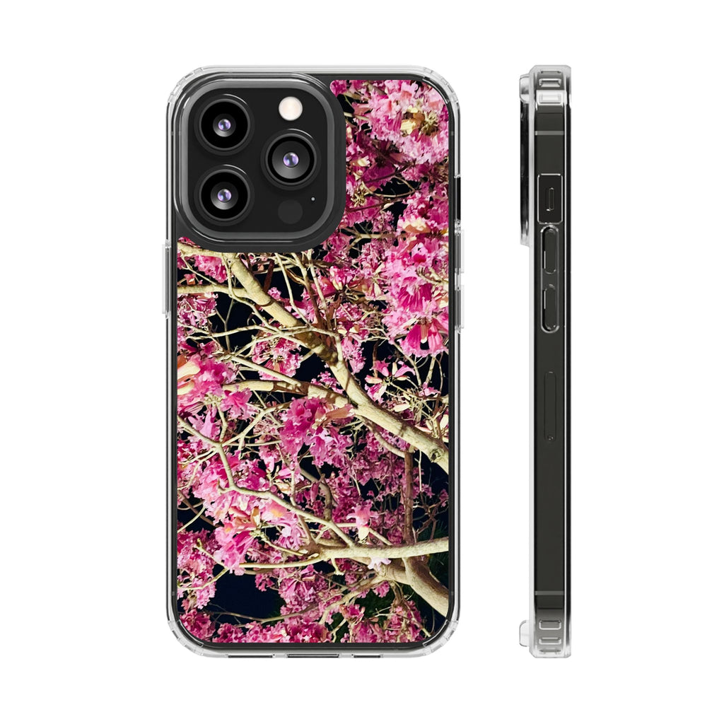 Pink Flower Blossom Impact-Resistant Phone Case