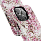 Blossom Tough Phone Case – Pink Floral Protective iPhone Cover