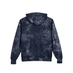 A Pirate's Life Tie-Dye Embroidered Hoodie Dark Marble