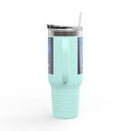 CA Dreamin' 40oz Insulated Travel Mug — Palm Print California Vibes