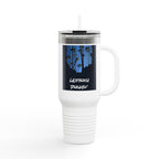 CA Dreamin' 40oz Insulated Travel Mug — Palm Print California Vibes