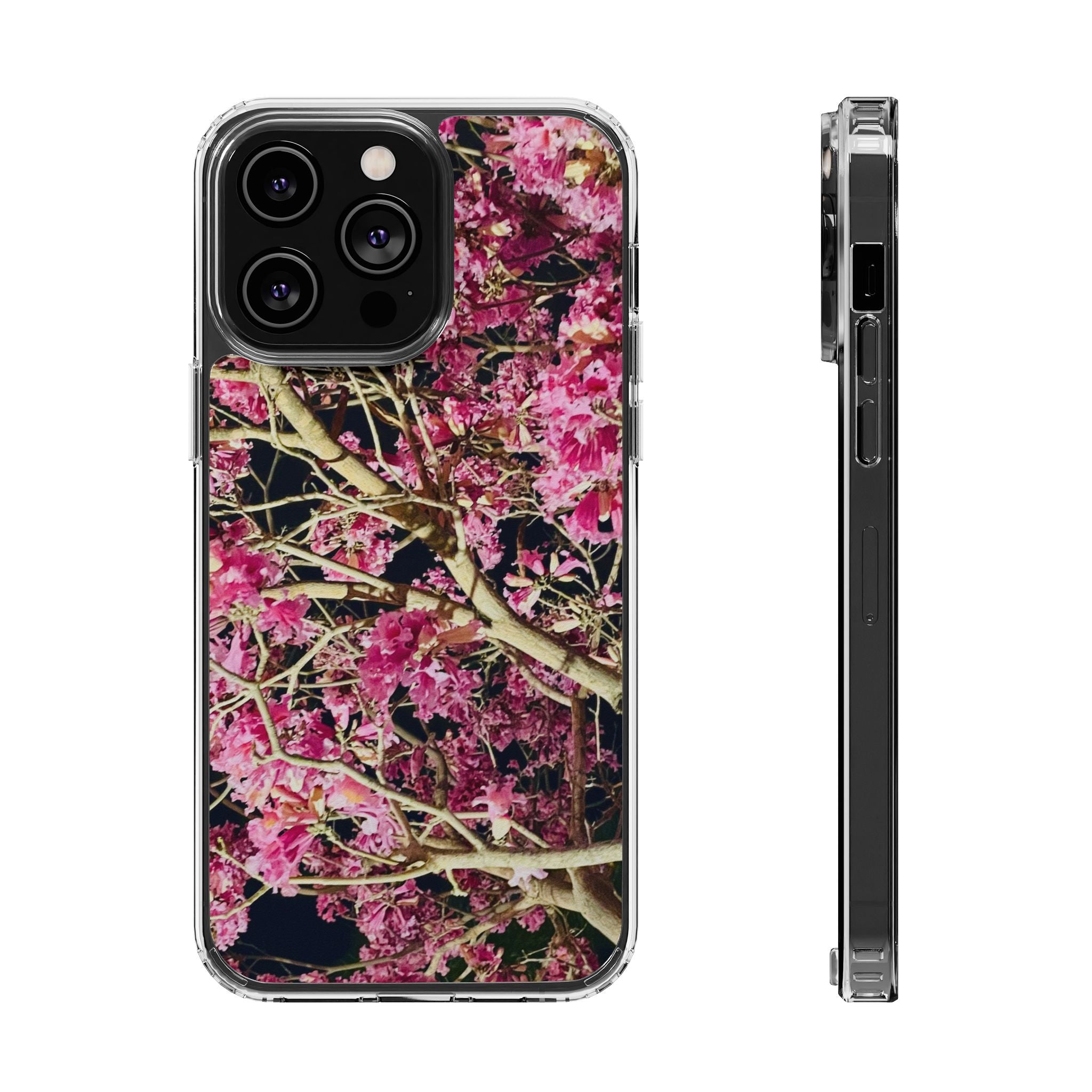 Pink Flower Blossom Impact-Resistant Phone Case