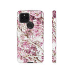 Blossom Tough Phone Case – Pink Floral Protective iPhone Cover