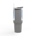 CA Palm 40oz Insulated Travel Mug — Stainless Palm Tree Tumbler