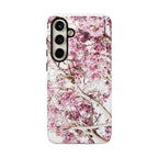Blossom Tough Phone Case – Pink Floral Protective iPhone Cover