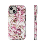 Blossom Tough Phone Case – Pink Floral Protective iPhone Cover