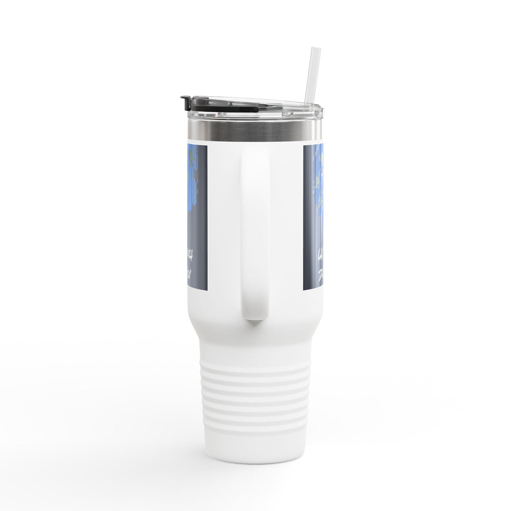 CA Dreamin' 40oz Insulated Travel Mug — Palm Print California Vibes
