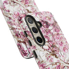 Blossom Tough Phone Case – Pink Floral Protective iPhone Cover