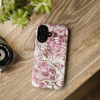 Blossom Tough Phone Case – Pink Floral Protective iPhone Cover