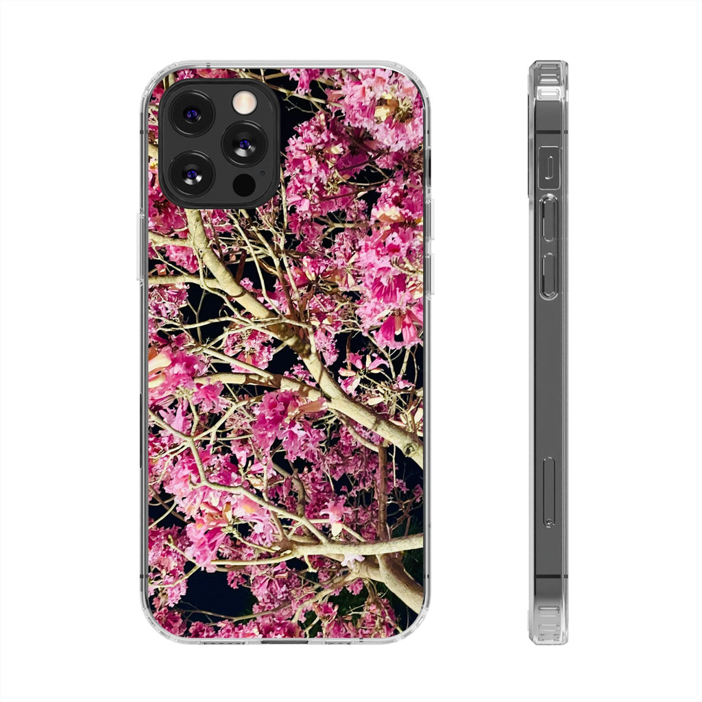 Pink Flower Blossom Impact-Resistant Phone Case