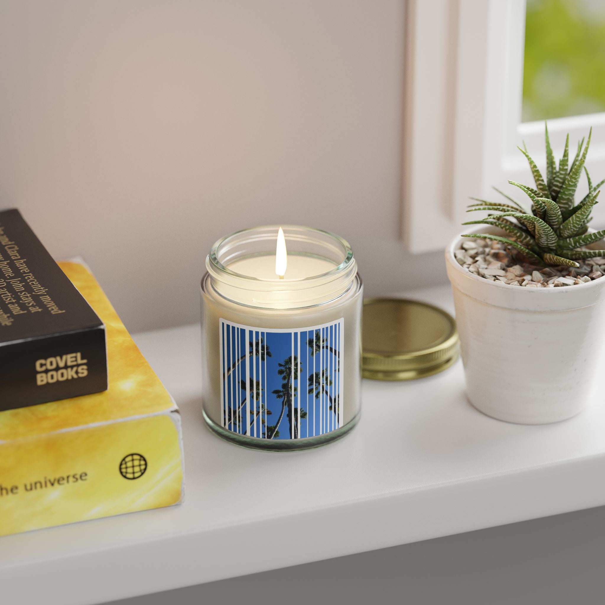 California Palm Scented Candle — Coconut Apricot Wax (4oz, 9oz)