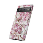 Blossom Tough Phone Case – Pink Floral Protective iPhone Cover
