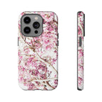 Blossom Tough Phone Case – Pink Floral Protective iPhone Cover