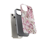 Blossom Tough Phone Case – Pink Floral Protective iPhone Cover
