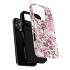 Blossom Tough Phone Case – Pink Floral Protective iPhone Cover