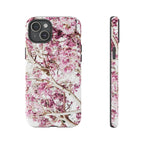 Blossom Tough Phone Case – Pink Floral Protective iPhone Cover