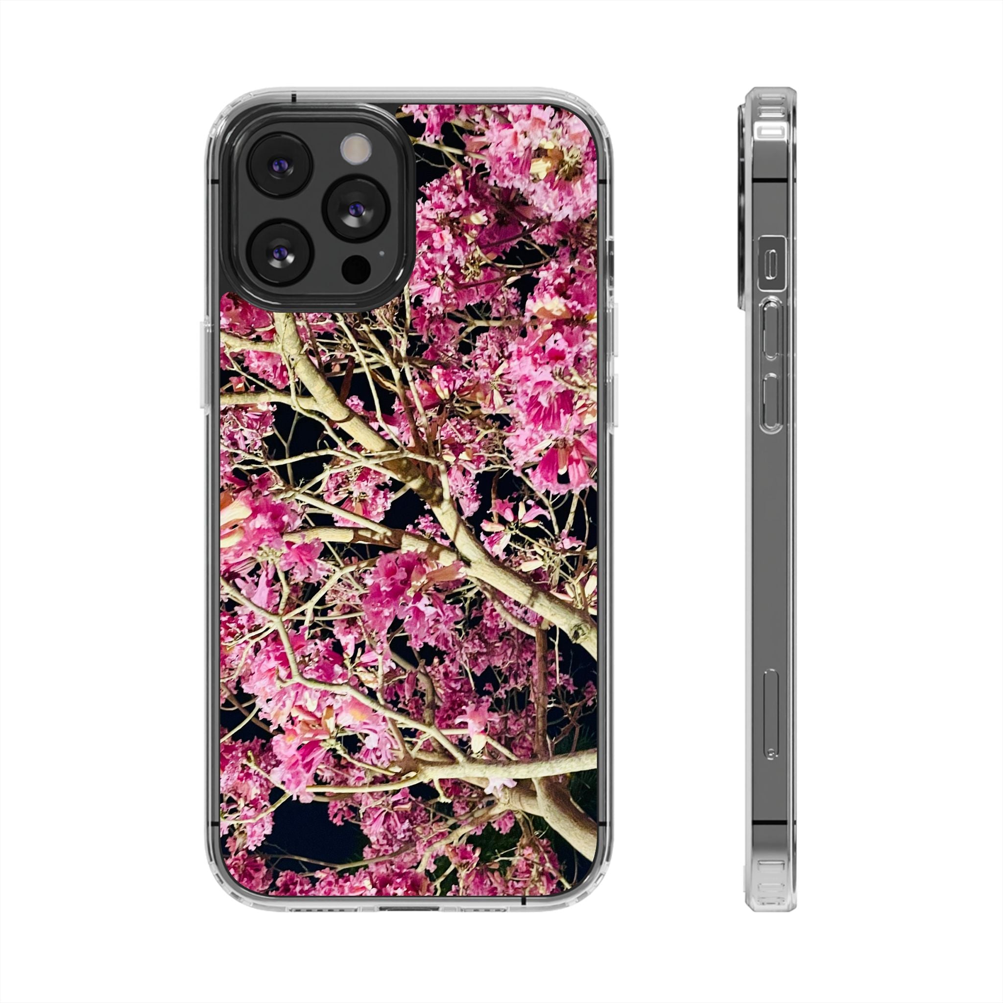 Pink Flower Blossom Impact-Resistant Phone Case
