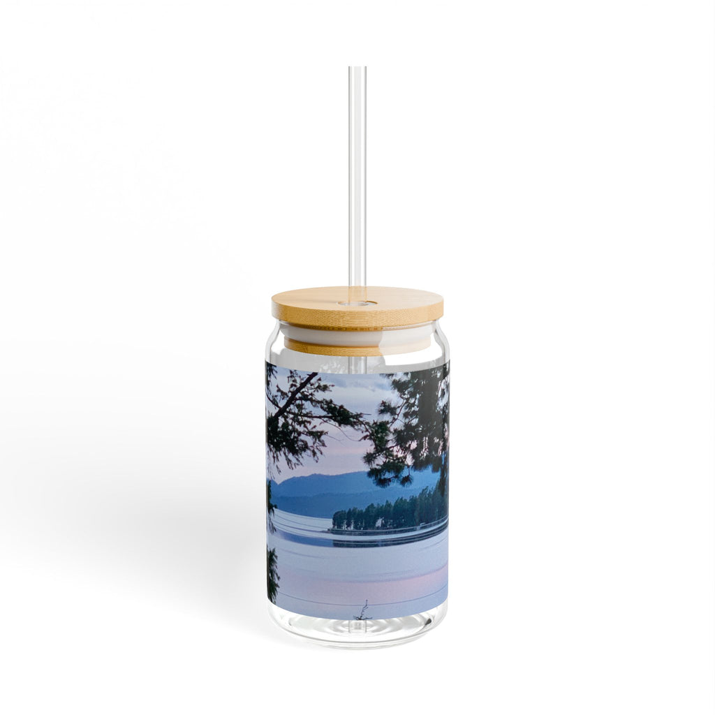 Montana Lake Glass Sipper 16oz