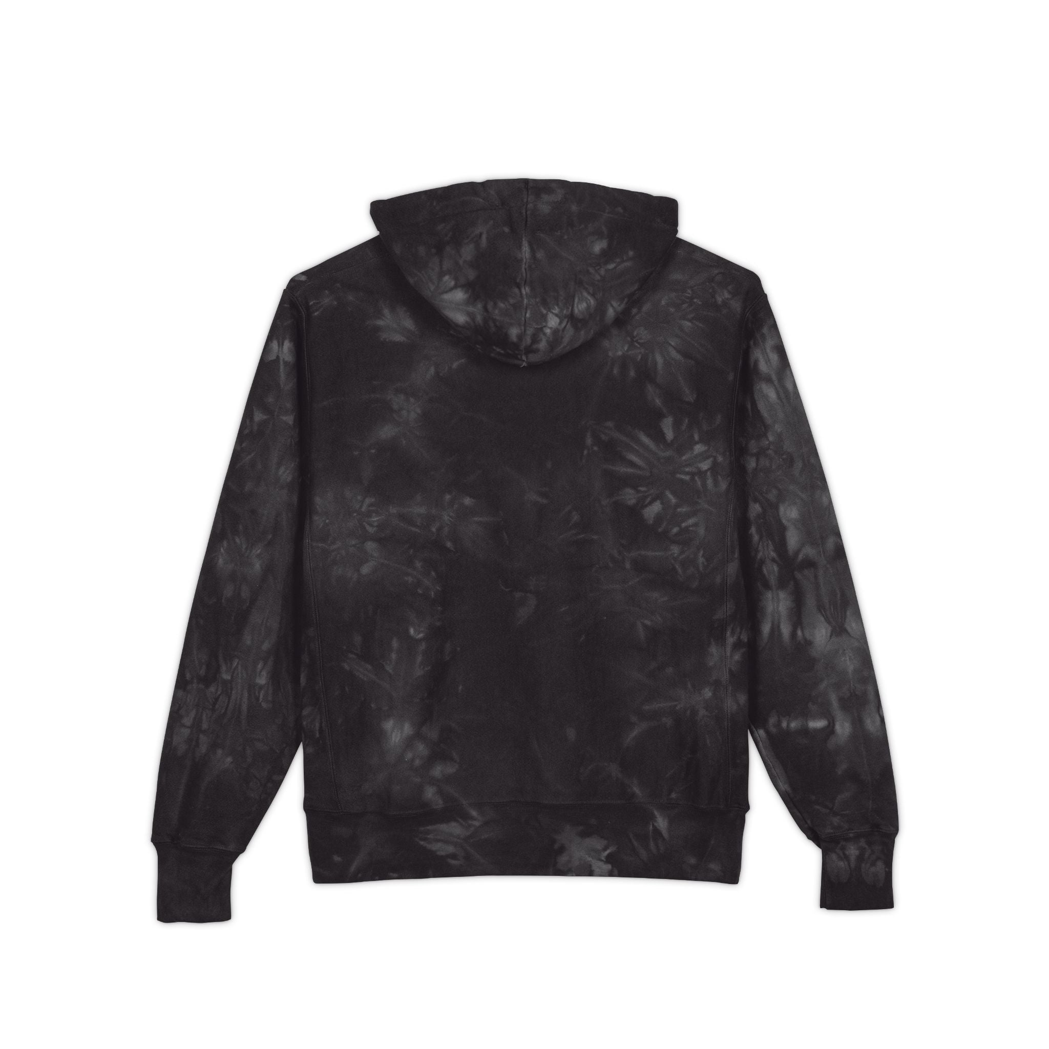 A Pirate's Life Tie-Dye Embroidered Hoodie Dark Marble