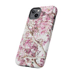 Blossom Tough Phone Case – Pink Floral Protective iPhone Cover