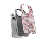 Blossom Tough Phone Case – Pink Floral Protective iPhone Cover
