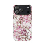 Blossom Tough Phone Case – Pink Floral Protective iPhone Cover
