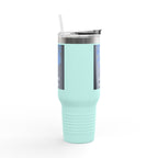 CA Dreamin' 40oz Insulated Travel Mug — Palm Print California Vibes