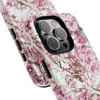 Blossom Tough Phone Case – Pink Floral Protective iPhone Cover