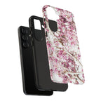 Blossom Tough Phone Case – Pink Floral Protective iPhone Cover