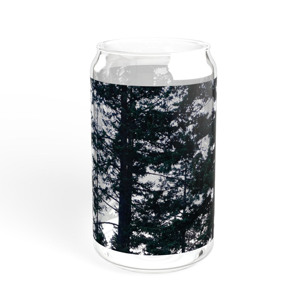 Clear Montana Forest Glass Sipper 16oz