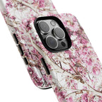 Blossom Tough Phone Case – Pink Floral Protective iPhone Cover