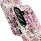 Blossom Tough Phone Case – Pink Floral Protective iPhone Cover
