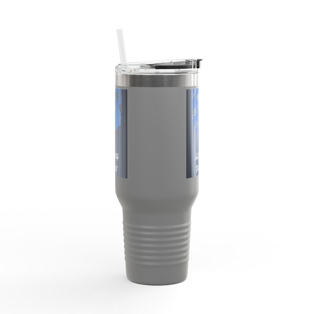 CA Dreamin' 40oz Insulated Travel Mug — Palm Print California Vibes